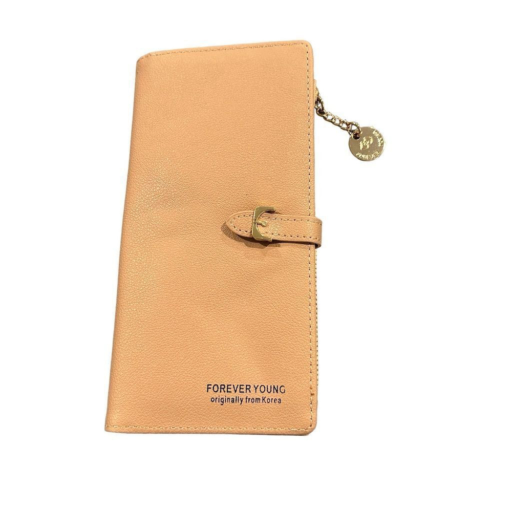 Forever Young Leather Wristlet Wallet Coin Purse - Picture 8 of 9